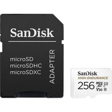 Buy Sandisk,SanDisk 256GB High Endurance microSDXC card for IP cams & dash cams + SD adapter up to 20,000 Hours Full HD / 4K videos up to 100 MB/s UHS-I Class 10 U3 V30 - Gadcet UK | UK | London | Scotland | Wales| Near Me | Cheap | Pay In 3 | Flash Memory Cards