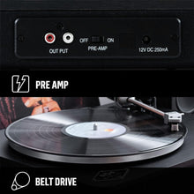 Buy House of marley,House of Marley Stir It Up Wireless Black Bluetooth Record Player - Sustainably Crafted Vinyl Player, Recycled Materials, Audio-Technica cartridge Bluetooth Turntable - Gadcet UK | UK | London | Scotland | Wales| Near Me | Cheap | Pay In 3 | Electronics