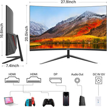 Buy Gawfolk,Gawfolk GF320A 32" FHD 75Hz LED Curved Gaming Monitor - Gadcet UK | UK | London | Scotland | Wales| Near Me | Cheap | Pay In 3 | Computer Monitors