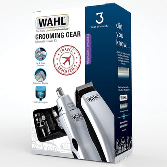 Buy Wahl,WAHL Grooming Gear Ultimate Travel Kit – Beard Trimmer, Nose Hair Trimmer & Stubble Trimmers for Men – Compact Male Grooming Set - Gadcet UK | UK | London | Scotland | Wales| Near Me | Cheap | Pay In 3 | Shaver & Trimmer