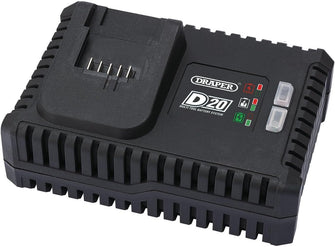 Buy Draper,Draper 55913 D20 20V Fast Battery Charger – Quick Charging for D20 Power Tool Batteries - Gadcet UK | UK | London | Scotland | Wales| Near Me | Cheap | Pay In 3 | Batteries