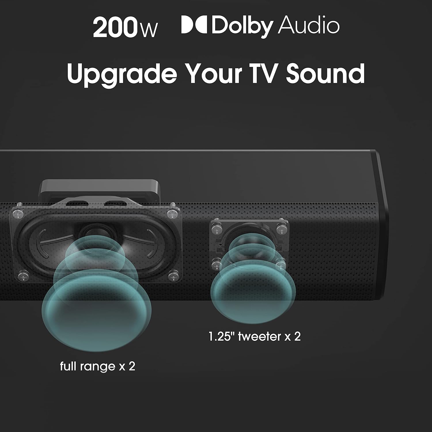 Buy Hisense,Hisense HS218 2.1ch Sound Bar with Wireless Subwoofer – 200W, Dolby Audio, Bluetooth, HDMI ARC/Optical/AUX/USB, 3 EQ Modes, Black - Gadcet UK | UK | London | Scotland | Wales| Near Me | Cheap | Pay In 3 | Speakers