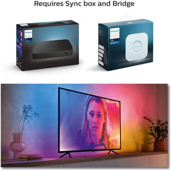 Buy Philips Hue,Philips Hue Gradient Lightstrip for 65 Inch TV, Sync with Media and Gaming, Smart Entertainment LED Lighting with Voice Control, Compatible with Alexa, Google Assistant and Apple HomeKit - Gadcet UK | UK | London | Scotland | Wales| Ireland | Near Me | Cheap | Pay In 3 | Lighting Accessories