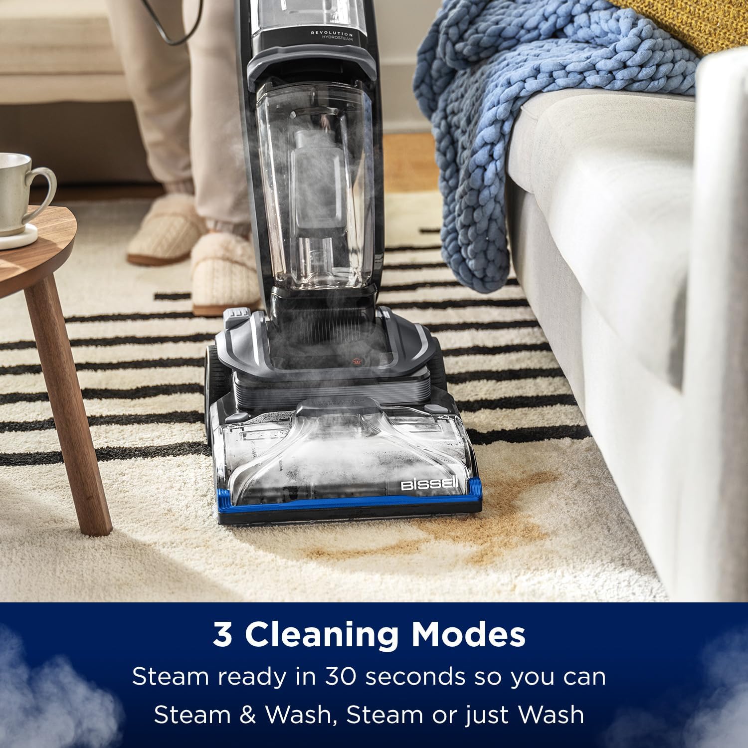 Buy BISSELL,BISSELL Revolution HydroSteam Carpet Cleaner (3670E) – Steam & Stain Removal, 3.7L Tank, 30-Min Dry Time, Upholstery Cleaner - Gadcet UK | UK | London | Scotland | Wales| Near Me | Cheap | Pay In 3 | Upright Carpet Steamers