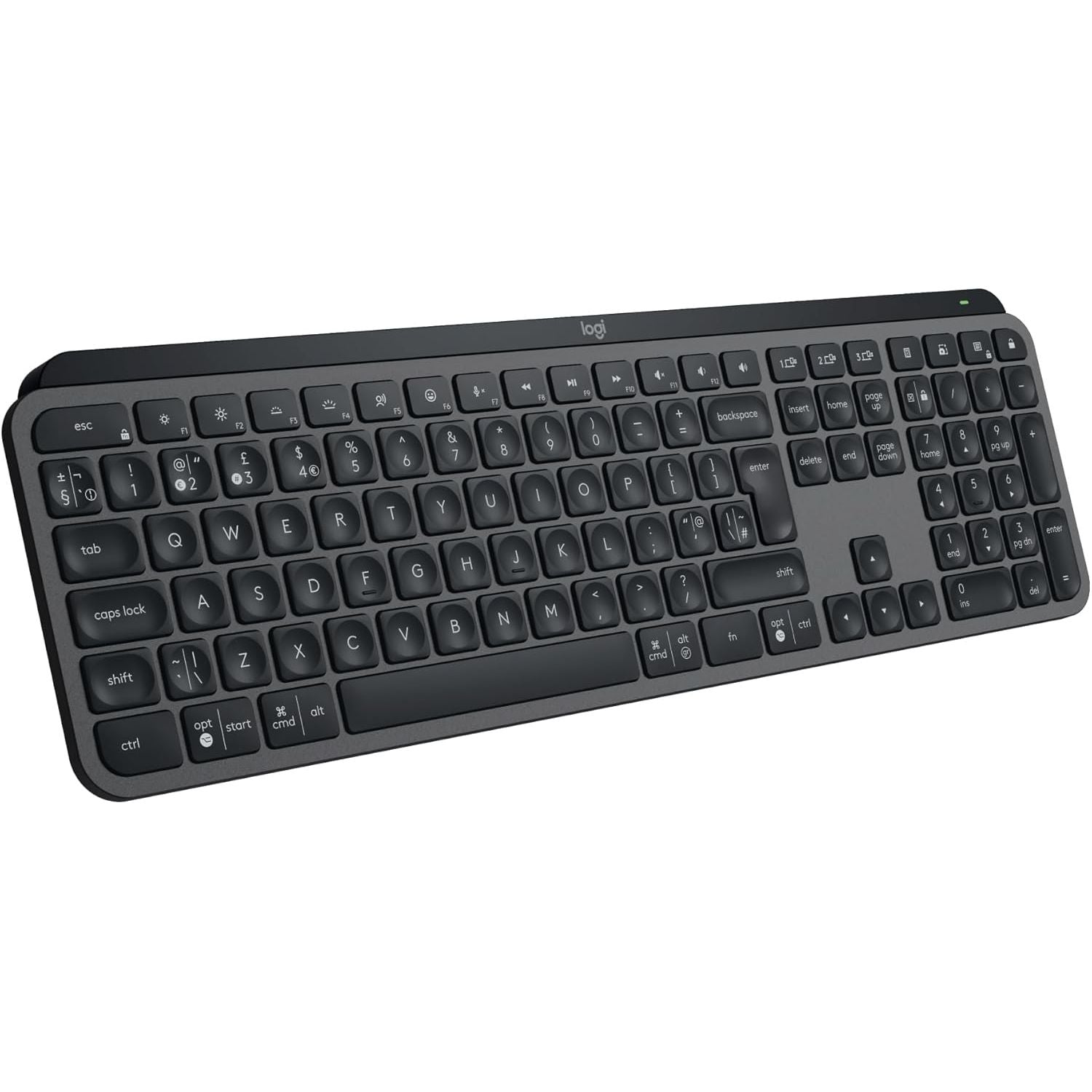 Buy Logitech,Logitech MX Keys S Wireless Keyboard, Low Profile, Fluid Quiet Typing, Programmable , Backlighting, Bluetooth, USB C Rechargeable, for Windows PC, Linux, Chrome, Mac, QWERTY UK English - Graphite - Gadcet UK | UK | London | Scotland | Wales| Near Me | Cheap | Pay In 3 | Keyboards