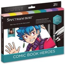 Buy Spectrum,Crafter’s Companion Manga & Comic Book Heroes Adult Colouring & Art Kit – Spectrum Noir Pens, Art Liners & Printed Sheets - Gadcet UK | UK | London | Scotland | Wales| Near Me | Cheap | Pay In 3 | Art & Craft Paint
