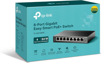 Buy TP-Link,TP-Link PoE Switch 8-Port Gigabit (TL-SG108PE) - Gadcet UK | UK | London | Scotland | Wales| Ireland | Near Me | Cheap | Pay In 3 | Network Cards & Adapters