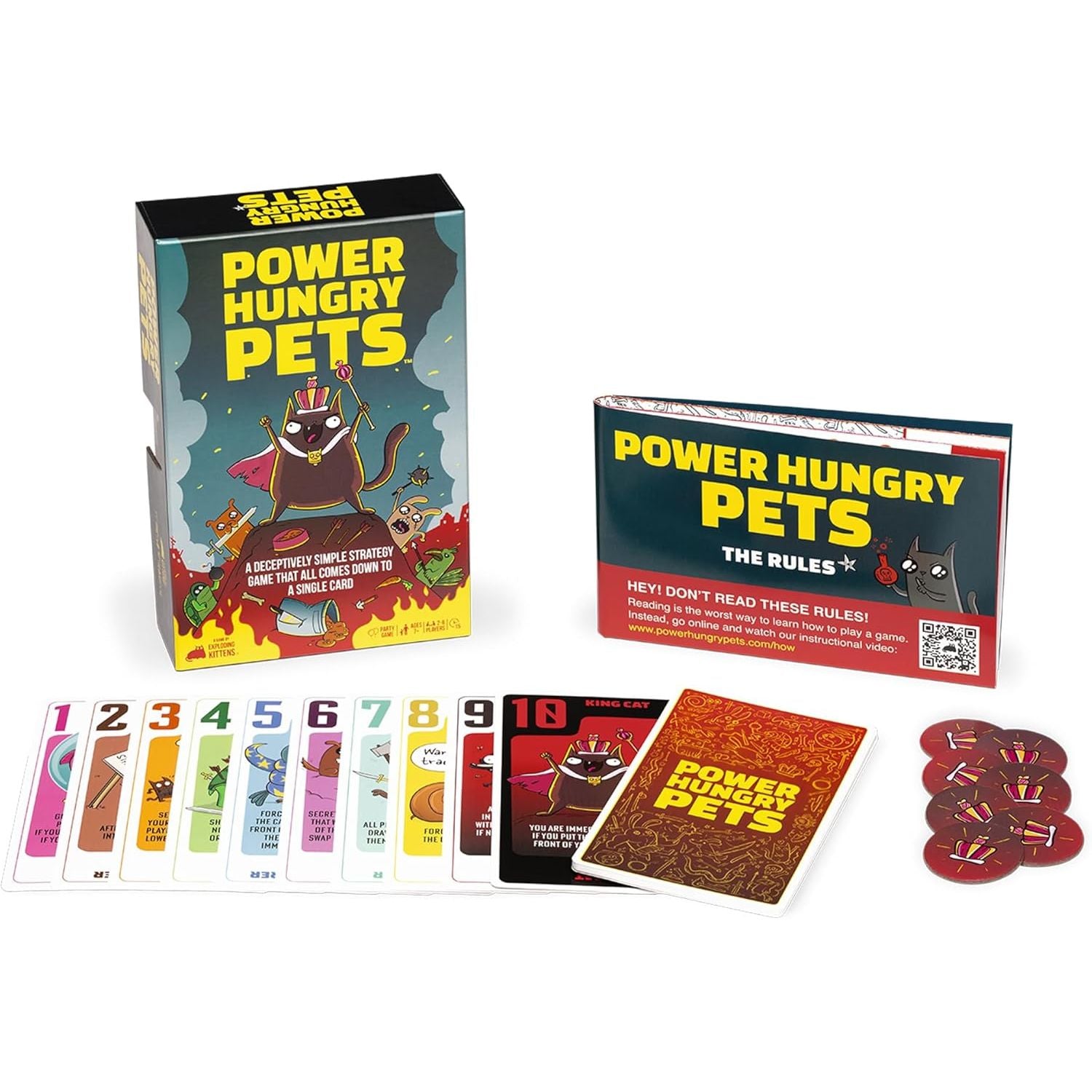 Buy Exploding Kittens,Exploding Kittens: Power Hungry Pets – Fast-Paced Strategic Card Game (2–6 Players, Ages 7+) - Gadcet UK | UK | London | Scotland | Wales| Near Me | Cheap | Pay In 3 | Card Games