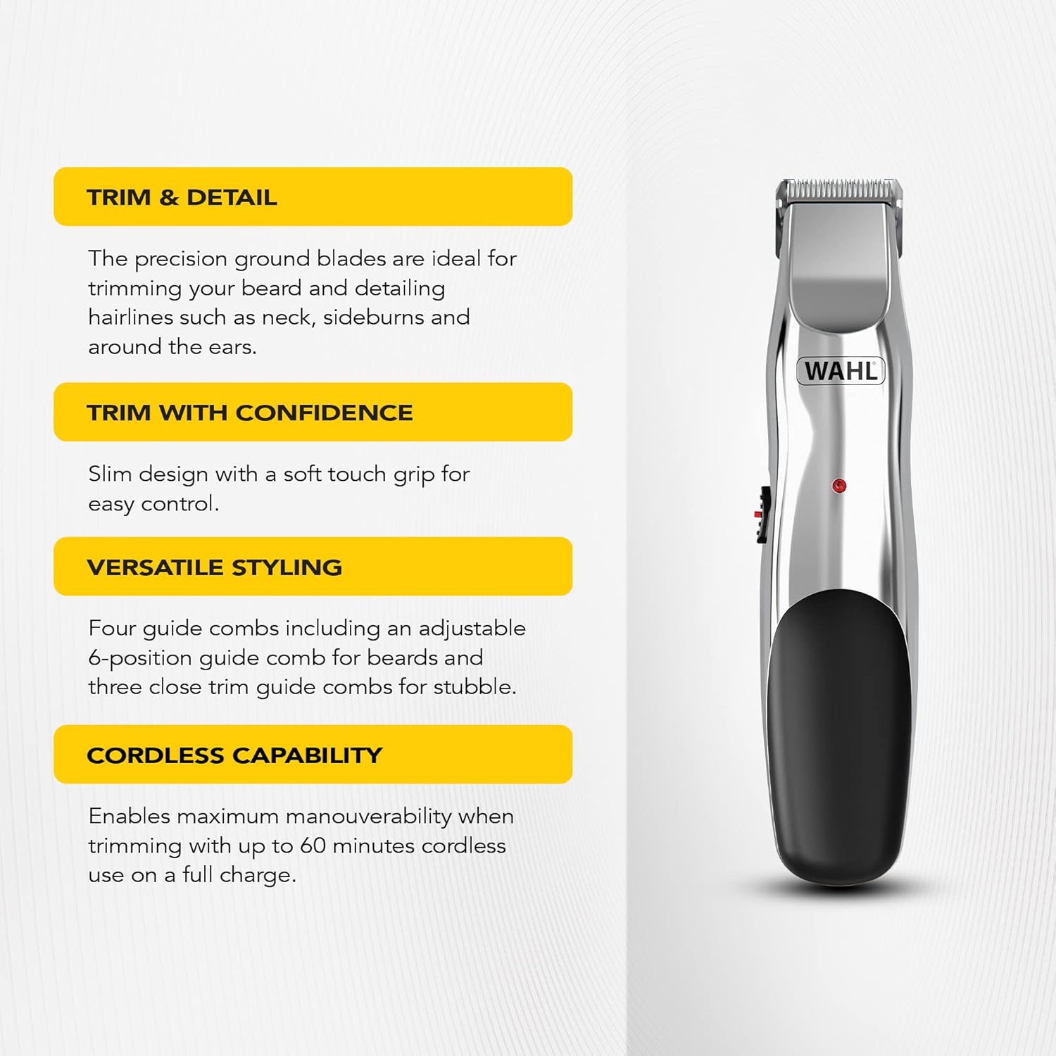 Buy Wahl,Wahl Groomsman Rechargeable Beard Trimmer - Cordless Stubble & Beard Trimmer, Male Grooming Set, Gifts for Him, Beard Care Kit - Gadcet UK | UK | London | Scotland | Wales| Near Me | Cheap | Pay In 3 | Trimmer & Shavers
