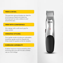 Buy Wahl,Wahl Groomsman Rechargeable Beard Trimmer - Cordless Stubble & Beard Trimmer, Male Grooming Set, Gifts for Him, Beard Care Kit - Gadcet UK | UK | London | Scotland | Wales| Near Me | Cheap | Pay In 3 | Trimmer & Shavers