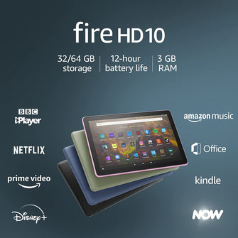Buy Amazon,Fire HD 10 tablet | 10.1", 1080p Full HD, 32 GB, Black - Gadcet.com | UK | London | Scotland | Wales| Ireland | Near Me | Cheap | Pay In 3 | Tablet Computers