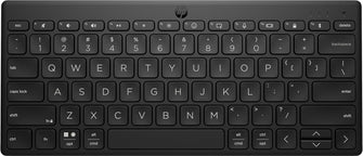 Buy HP,HP 350 Compact Bluetooth Keyboard. Connect up to 3 devices via Bluetooth 5.2, Multi-OS, with SMART shortcuts, dictation and emoji keys, made from 60% recycled materials, Black - Gadcet UK | UK | London | Scotland | Wales| Near Me | Cheap | Pay In 3 | Keyboard & Mouse
