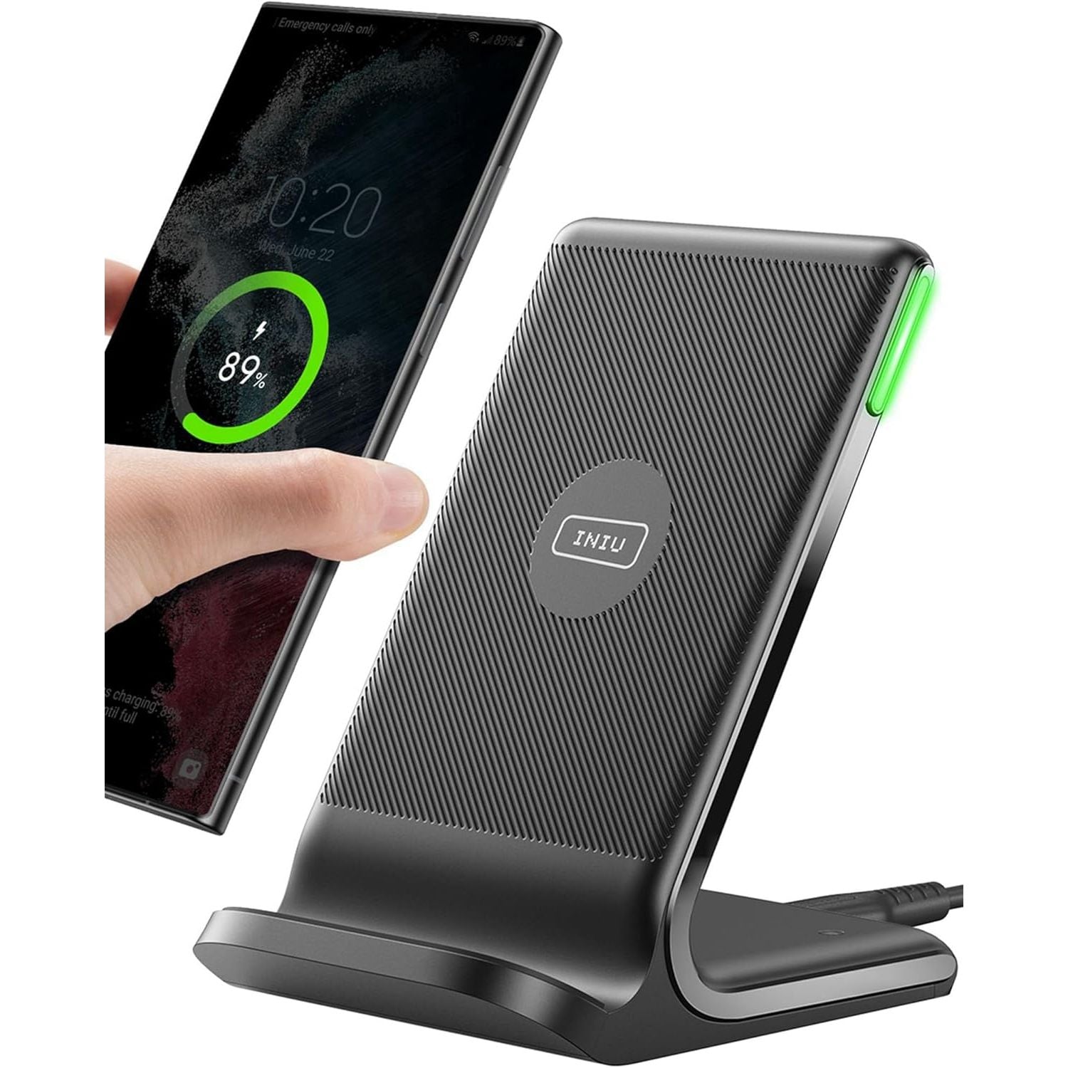 Buy INIU,INIU Wireless Charger Stand – 15W Qi Fast Charging Dock, Adaptive LED Charging Station for iPhone 8-16, Samsung S9-S22, LG V40, Pixel 6-8 - Gadcet UK | UK | London | Scotland | Wales| Near Me | Cheap | Pay In 3 | Charging Dock