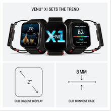 Garmin Venu X1 Black GPS Smartwatch – 2" Square AMOLED Display, Ultra-Thin 7.9mm Case, LED Flashlight, Sapphire Lens, Titanium Caseback, 100+ Sports Apps & 8-Day Battery