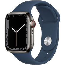 Buy Apple,Apple Watch Series 7 (GPS + Cellular, 41mm) Smart watch - Graphite Stainless Steel Case with Abyss Blue Sport Band - Gadcet UK | UK | London | Scotland | Wales| Near Me | Cheap | Pay In 3 | Smart Watches