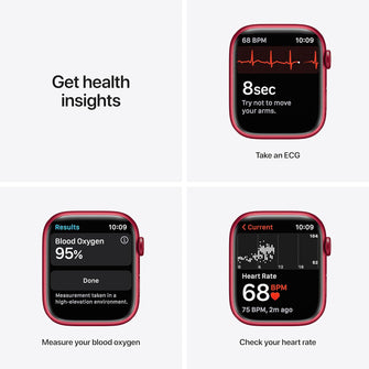 Apple Watch Series 7 (GPS, 45mm) – (PRODUCT)RED Aluminium Case with (PRODUCT)RED Sport Band – Advanced Health & Fitness Smartwatch