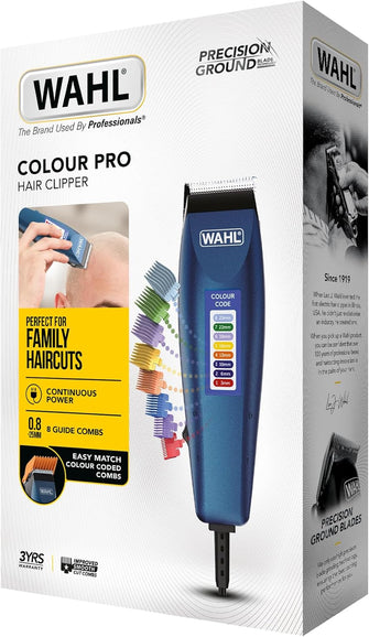 Buy Wahl,Wahl Colour Pro Corded Clipper, Head Shaver, Men's Hair Clippers, Colour Coded Guides, Family at Home Haircutting - Gadcet UK | UK | London | Scotland | Wales| Near Me | Cheap | Pay In 3 | Trimmer & Shavers