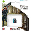 Buy Kingston,Kingston Canvas Go! Plus 128GB microSDXC Card - UHS-I, A2, U3, V30, 170MB/s Read, Class 10, Single Pack (No Adapter) - Gadcet UK | UK | London | Scotland | Wales| Near Me | Cheap | Pay In 3 | Flash Memory Cards