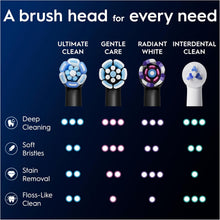 Buy Oral-B,Oral-B iO Ultimate Clean Electric Toothbrush Head – Pack of 2, Black - Gadcet UK | UK | London | Scotland | Wales| Near Me | Cheap | Pay In 3 | Toothbrush Replacement Heads