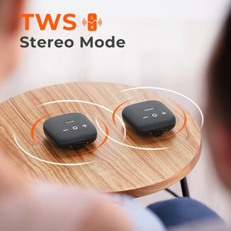 Buy Tribit,Tribit Bluetooth Portable Outdoor Speaker: Wireless Waterproof Speakers with Powerful Loud Sound Wireless Stereo Pairing IP67 and Built-in XBass for Outdoor Travel Biking-StormBox Micro 2 - Black - Gadcet UK | UK | London | Scotland | Wales| Ireland | Near Me | Cheap | Pay In 3 | Bluetooth Speakers