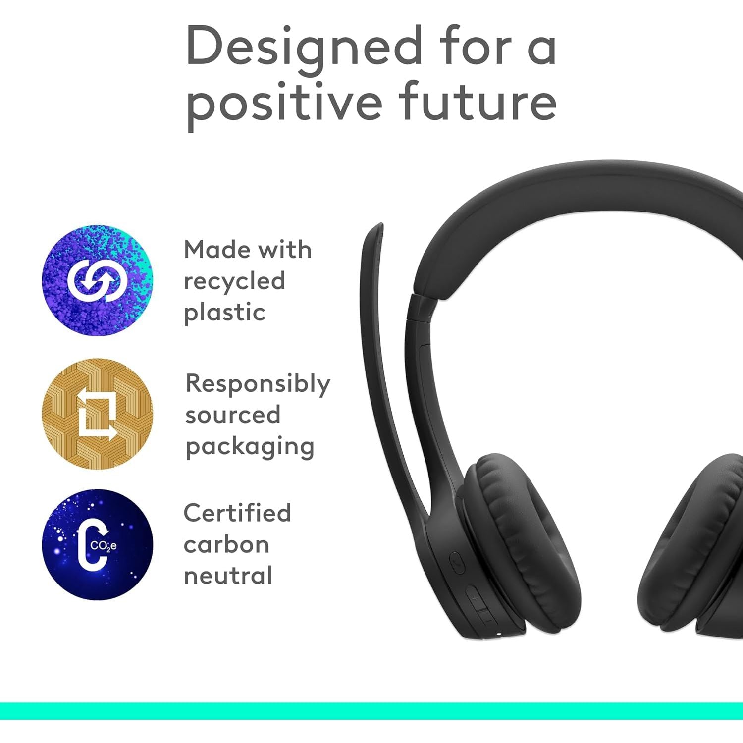 Buy Logitech,Logitech Zone 300 Wireless Bluetooth Headset – Black - Gadcet UK | UK | London | Scotland | Wales| Near Me | Cheap | Pay In 3 | Headphones & Headsets