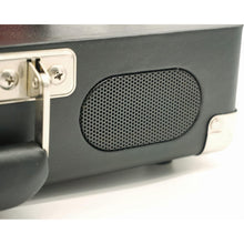 Buy GPO,GPO Soho Retro Briefcase Style 3 Speed Turntable- Black & Silver - Gadcet UK | UK | London | Scotland | Wales| Near Me | Cheap | Pay In 3 | Speakers