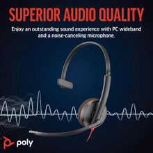 Buy Poly,Poly Blackwire 3210 Wired Headset - Noise-Cancelling, Single-Ear, USB-C/USB-A, PC/Mac, Teams/Zoom Compatible - Gadcet UK | UK | London | Scotland | Wales| Near Me | Cheap | Pay In 3 | Headphones & Headsets