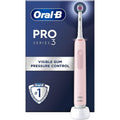 Buy Oral-B,Oral-B Pro 3 Electric Toothbrush with Smart Pressure Sensor - Pink - Gadcet.com | UK | London | Scotland | Wales| Ireland | Near Me | Cheap | Pay In 3 | Health & Beauty