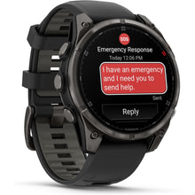 Buy GARMIN,GARMIN fēnix 8 Pro AMOLED Premium Multisport GPS Smartwatch – 47mm, Sapphire Lens, Carbon Gray DLC Titanium (Black/Pebble Gray Band), Built-in Speaker, Up to 27 Days Battery - Gadcet UK | UK | London | Scotland | Wales| Near Me | Cheap | Pay In 3 | Smart Watches