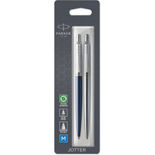 Buy Parker,Parker Jotter London Duo Discovery Pack: Royal Blue Ballpoint & Stainless Steel Gel Pen - Gadcet UK | UK | London | Scotland | Wales| Near Me | Cheap | Pay In 3 | Pen & Pencil Sets