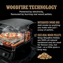 Buy Ninja,Ninja Woodfire Electric Outdoor Oven – 8‑in‑1 Pizza Oven, High‑Heat Roaster & BBQ Smoker with Roast Rack, Pro‑Heat Tray, Pizza Stone, Wood Pellets & Scoop (Electric, 6 Pizza Settings, Burnt Orange, OO101UK) - Gadcet UK | UK | London | Scotland | Wales| Near Me | Cheap | Pay In 3 | Outdoor Oven