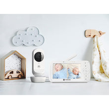 Buy Motorola,Motorola Nursery VM35-2 / Ease 35 Twin Baby Monitor with 2 Cameras 5.0 Inch Video Baby Monitor Display Split Screen Display Night Vision TwoWay Communication Lullabies Zoom Room Temperature, White - Gadcet.com | UK | London | Scotland | Wales| Ireland | Near Me | Cheap | Pay In 3 | Monitors
