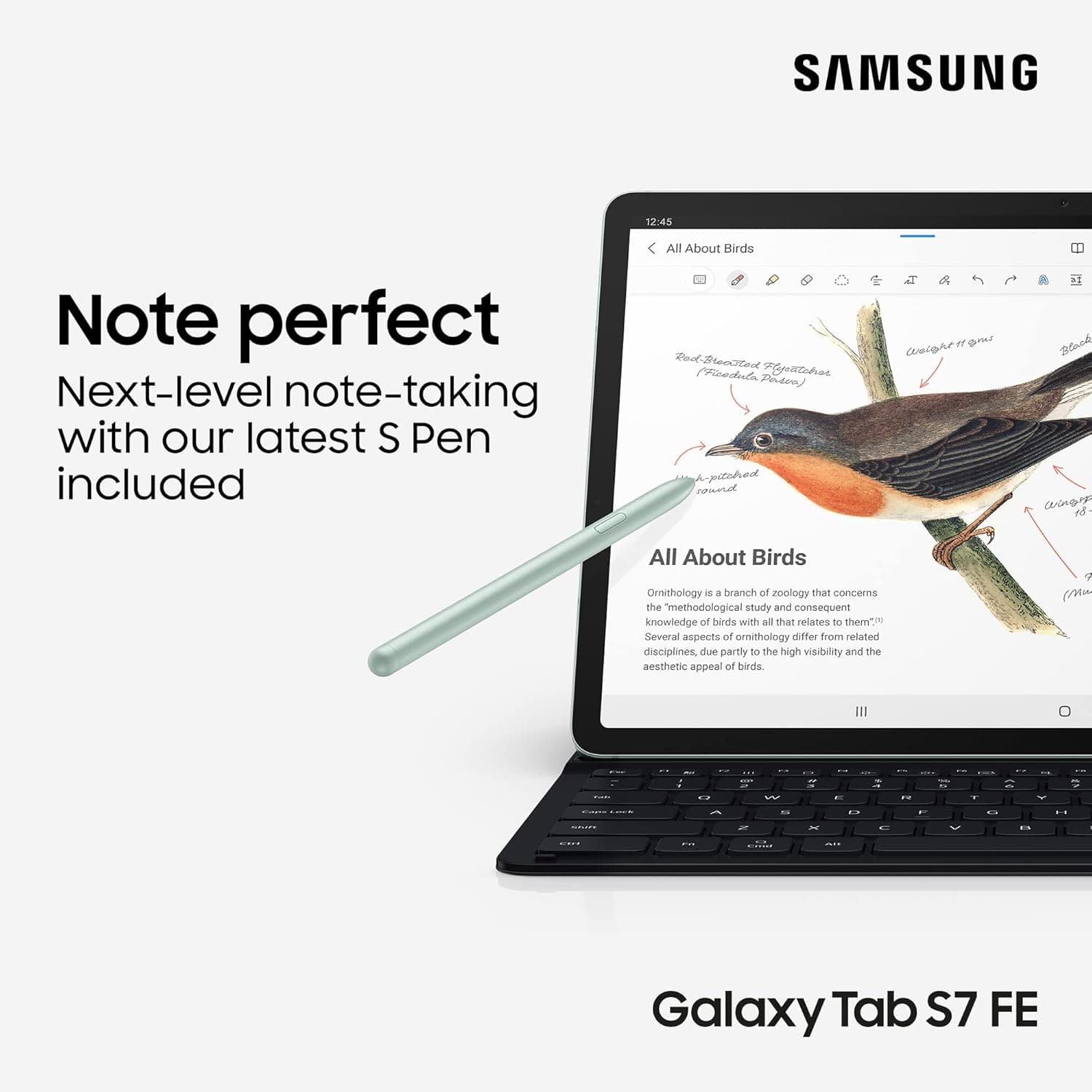 Buy Samsung,Samsung Galaxy Tab S7 FE 5G - 12.4" 64GB Mystic Black Unlocked - Gadcet UK | UK | London | Scotland | Wales| Near Me | Cheap | Pay In 3 | Tablet Computers