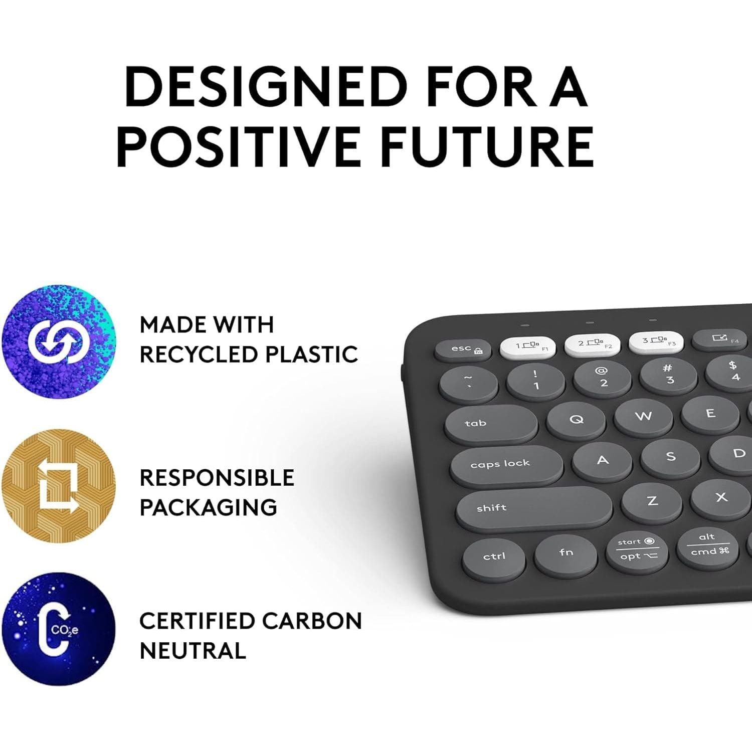 Buy Logitech,Logitech Pebble Keys 2 K380s Minimalist Keyboard - Graphite - Gadcet UK | UK | London | Scotland | Wales| Ireland | Near Me | Cheap | Pay In 3 | Keyboards