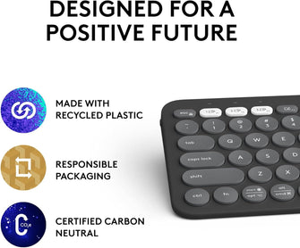 Buy Logitech,Logitech Pebble Keys 2 K380s Minimalist Keyboard - Graphite - Gadcet UK | UK | London | Scotland | Wales| Ireland | Near Me | Cheap | Pay In 3 | Keyboards