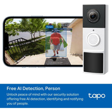 Buy TP,TP-Link Tapo D210 Wireless Video Doorbell Camera – 2K 3MP Ultra-Clear, Battery-Powered, Ring Chime Included, IP65 Waterproof - Gadcet UK | UK | London | Scotland | Wales| Near Me | Cheap | Pay In 3 | Surveillance Cameras
