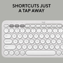 Buy Logitech,Logitech Pebble Keys 2 K380s, Multi-Device Bluetooth Wireless Keyboard with Customisable Shortcuts,Slim and Portable, Easy-Switch for Windows/macOS/iPadOS/Android/Chrome OS, QWERTY UK Layout, White - Gadcet UK | UK | London | Scotland | Wales| Ireland | Near Me | Cheap | Pay In 3 | Keyboards