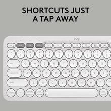 Buy Logitech,Logitech Pebble Keys 2 K380s, Multi-Device Bluetooth Wireless Keyboard with Customisable Shortcuts,Slim and Portable, Easy-Switch for Windows/macOS/iPadOS/Android/Chrome OS, QWERTY UK Layout, White - Gadcet UK | UK | London | Scotland | Wales| Ireland | Near Me | Cheap | Pay In 3 | Keyboards