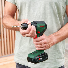 Bosch UniversalImpact 18V-60 Cordless Combi Drill – 18V System with 2 × 2.0Ah Batteries and Carrying Case