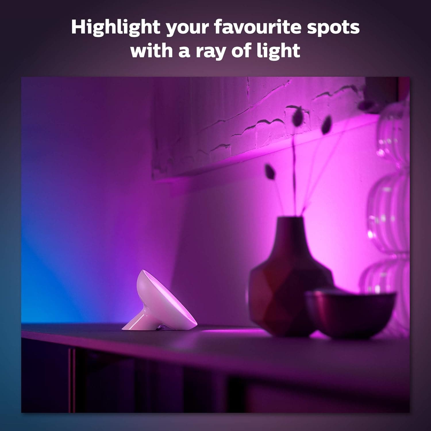Buy Philips Hue,Philips Hue Bloom White and Colour Ambiance [White] Smart LED Table Lamp, with Bluetooth Works with Alexa and Google Assistant, 7 watts - Gadcet UK | UK | London | Scotland | Wales| Ireland | Near Me | Cheap | Pay In 3 | LED Light Bulbs