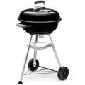 Buy Weber,Weber Compact Kettle Charcoal Grill Barbecue, 47cm BBQ Grill with Lid Cover, Stand & Wheels Freestanding Outdoor Oven, Smoker & Outdoor Cooker with Porcelain-Enamelled Bowl- Black - Gadcet UK | UK | London | Scotland | Wales| Near Me | Cheap | Pay In 3 | Outdoor Grills