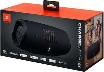 Buy JBL,JBL Charge 5 Wi-Fi - Portable Bluetooth Speaker - Wifi - IP67 Waterproof - Black - Gadcet UK | UK | London | Scotland | Wales| Ireland | Near Me | Cheap | Pay In 3 | Bluetooth Speakers