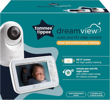 Tommee Tippee Dreamview Audio & HD Baby Monitor – 5″ Portable Parent Unit