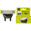 Buy Philips,Philips OneBlade 360-Innovation Replacement Blade – For OneBlade Hybrid Shaver & Trimmer, Trim, Edge, Shave, Stainless Steel) Model QP410/50 - Gadcet UK | UK | London | Scotland | Wales| Near Me | Cheap | Pay In 3 | Shaving & Grooming