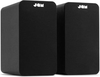 Buy Jam Audio,JAM Bluetooth Bookshelf Speakers - Compact, Mains Powered Dual Speaker System, Aux-in Function, wireless Turntable speakers, 4" Driver, High Definition Amplifiers, Richer Bass, Finer Acoustics - Black - Gadcet UK | UK | London | Scotland | Wales| Near Me | Cheap | Pay In 3 | Speakers