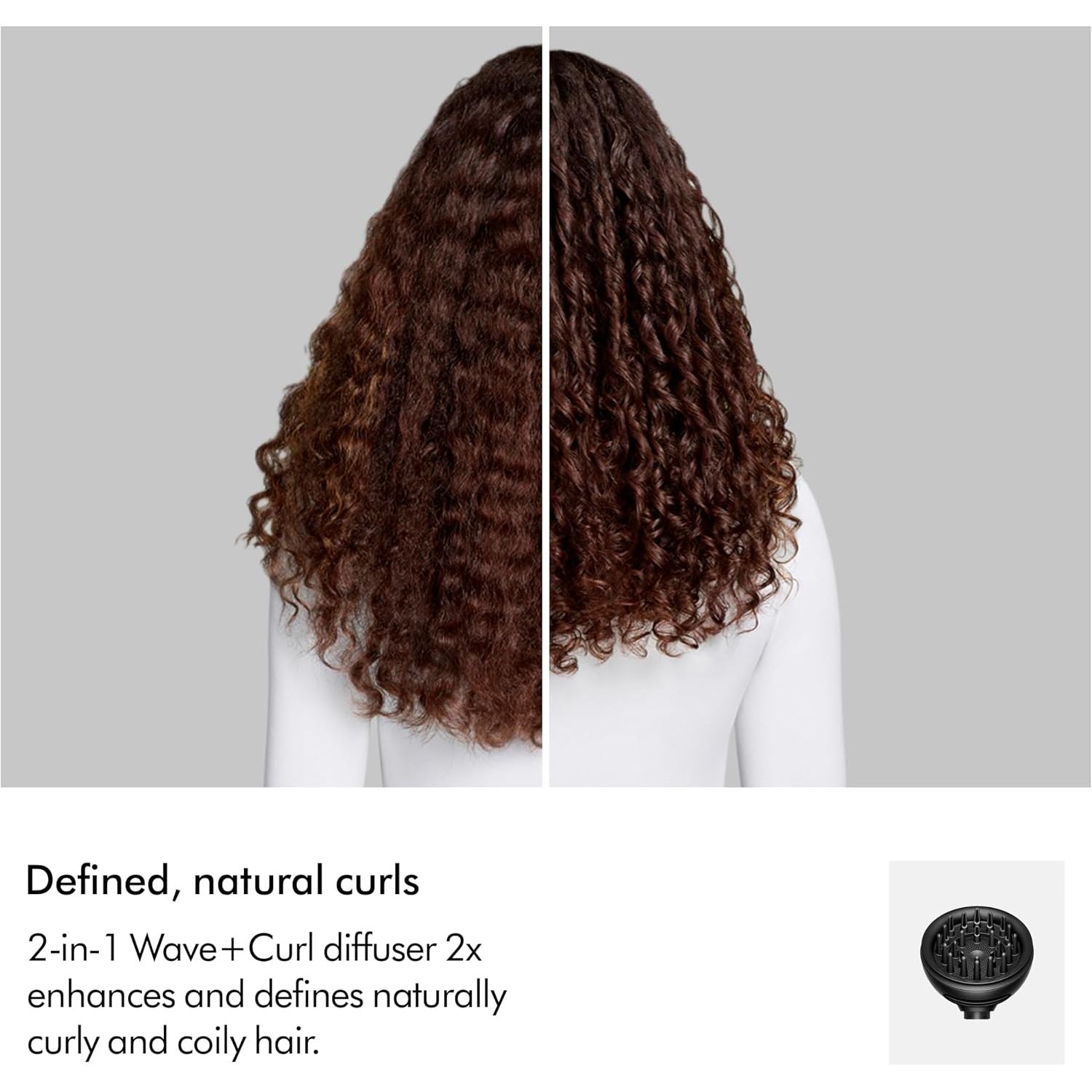 Dyson Airwrap Co-anda2x™ Multi-Styler & Dryer with Diffuser – Curly+Coily, 1700W, 6-in-1 Styling, i.d. curl™, MyDyson App