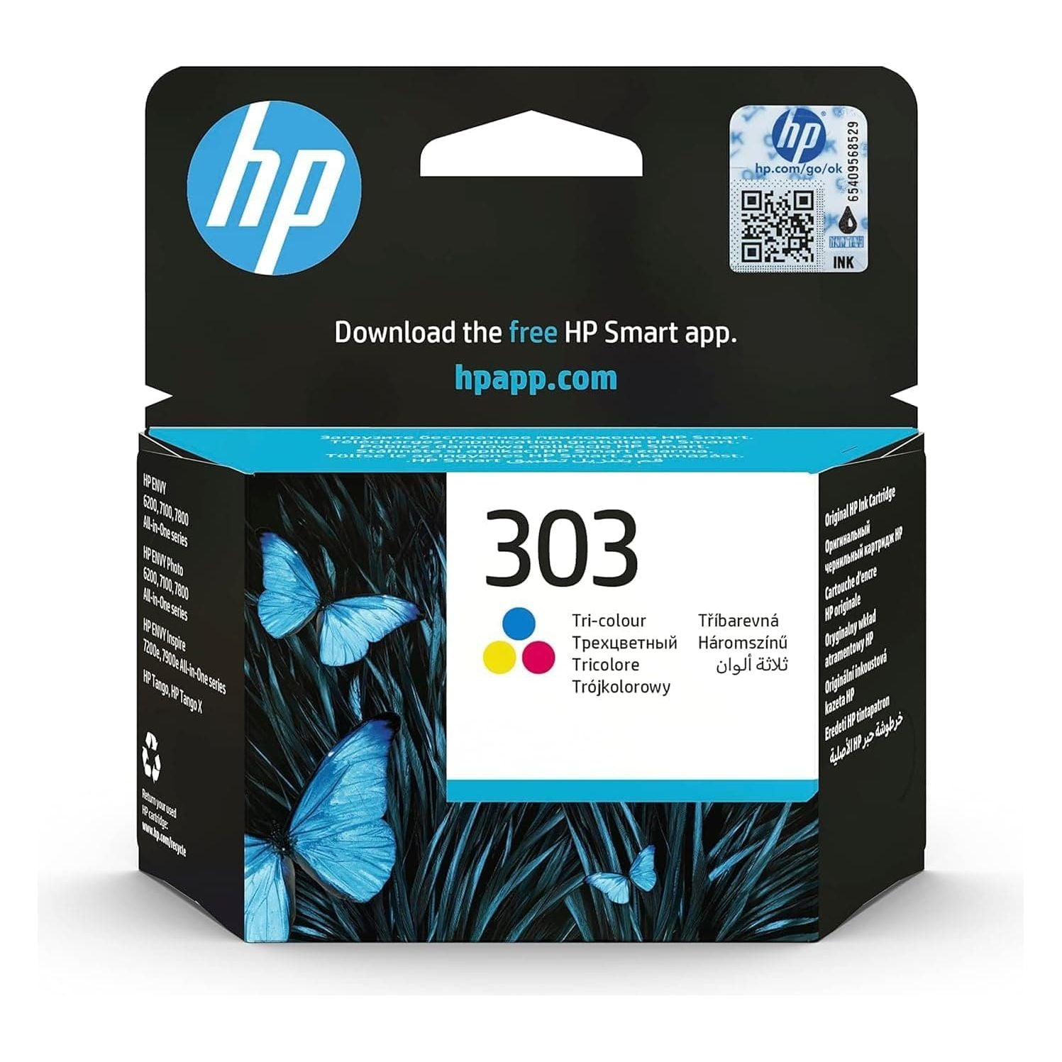 Buy HP,HP T6N01AE 303 Original Ink Cartridge, Tri-color, Single Pack - Gadcet UK | UK | London | Scotland | Wales| Near Me | Cheap | Pay In 3 | Toner & Inkjet Cartridges