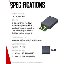 Buy Canon,Canon SELPHY QX20 Portable Photo Printer – Black (Without Ink/Paper) - Gadcet UK | UK | London | Scotland | Wales| Near Me | Cheap | Pay In 3 | Printers, Copiers & Fax Machines