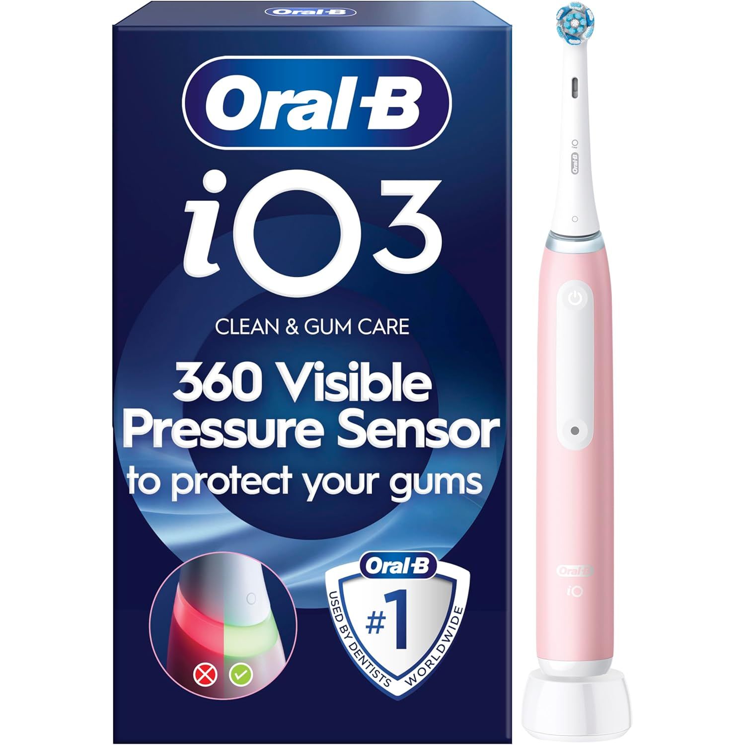 Buy Oral-B,Oral-B iO3 Electric Toothbrush – Pink | 3 Cleaning Modes, Whitening, 2-Pin Plug - Gadcet UK | UK | London | Scotland | Wales| Near Me | Cheap | Pay In 3 | Electric Toothbrushes