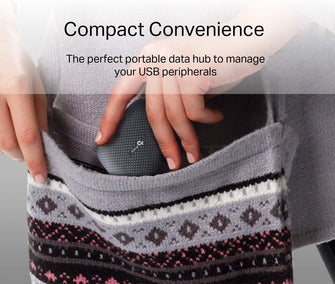 TP-Link UH400 USB 3.0 4-Port Portable Data Hub – Compact & High-Speed Connectivity